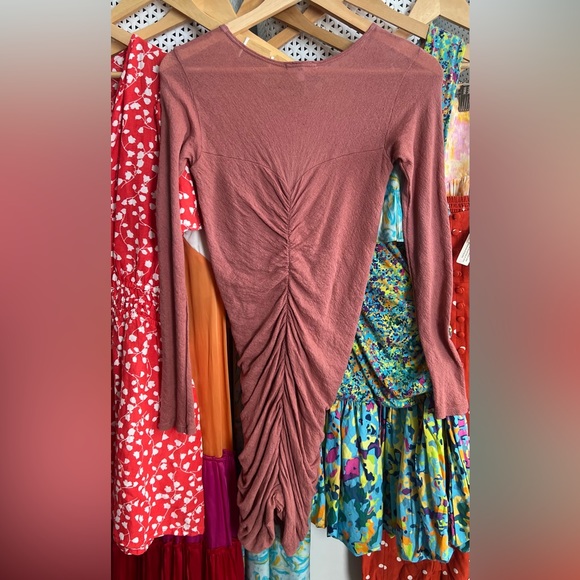 Anthropologie Sundry Ruched Sweetheart Dress - Picture 7 of 7